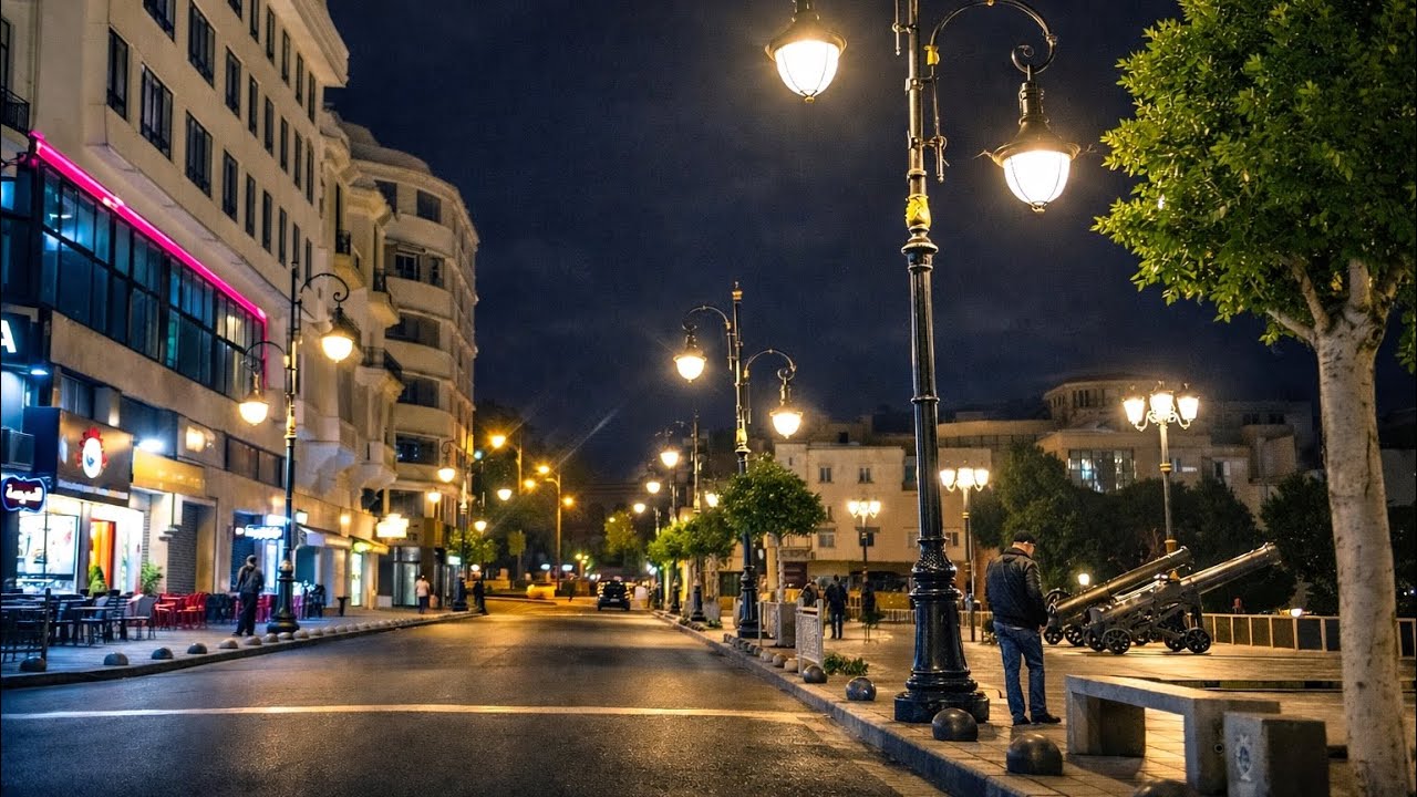جولة ليلية في طنجة | هكذا تبدو شوارع المدينة بعد أذان المغرب Tangier night tour