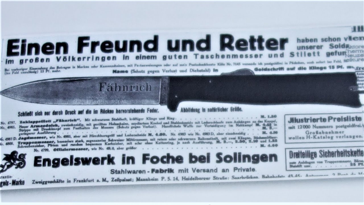 MERCATOR knife/K55K Knife/Black Cat Knife/Kaiser Wilhelm Messer- CUTTING TEST ONLY!!!