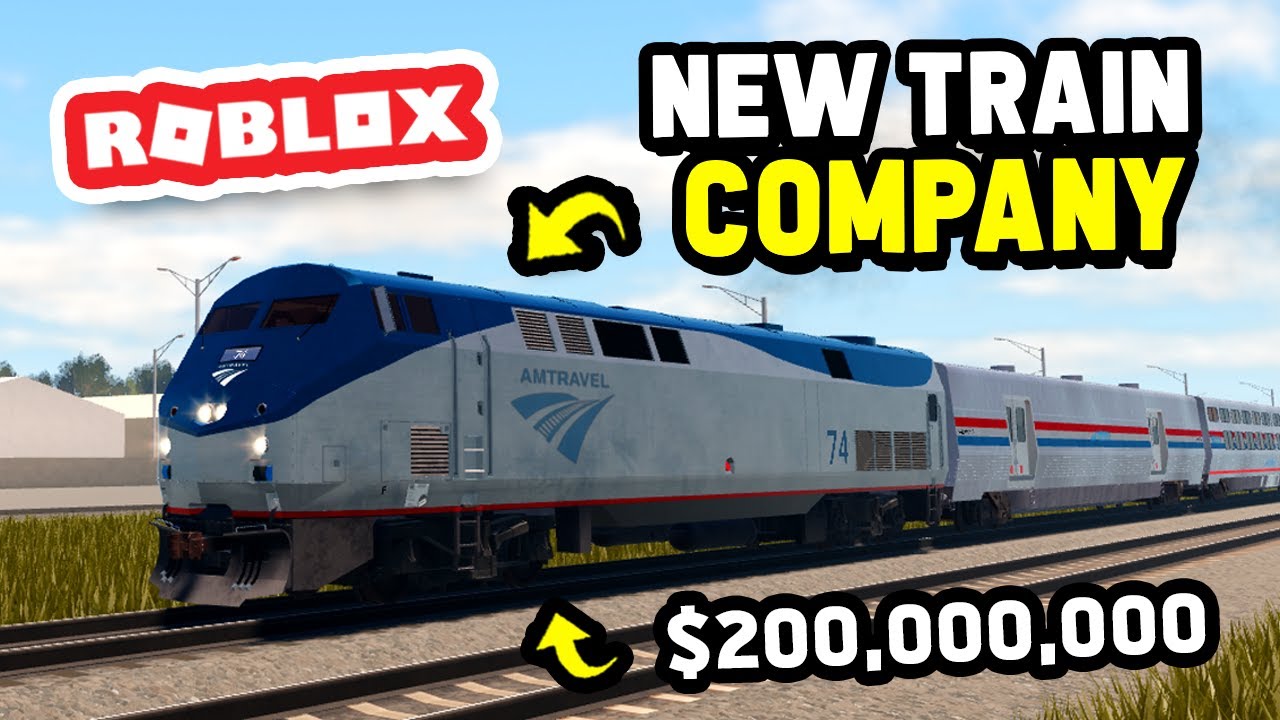 Building a TRAIN COMPANY in Roblox Rail Sim Universe