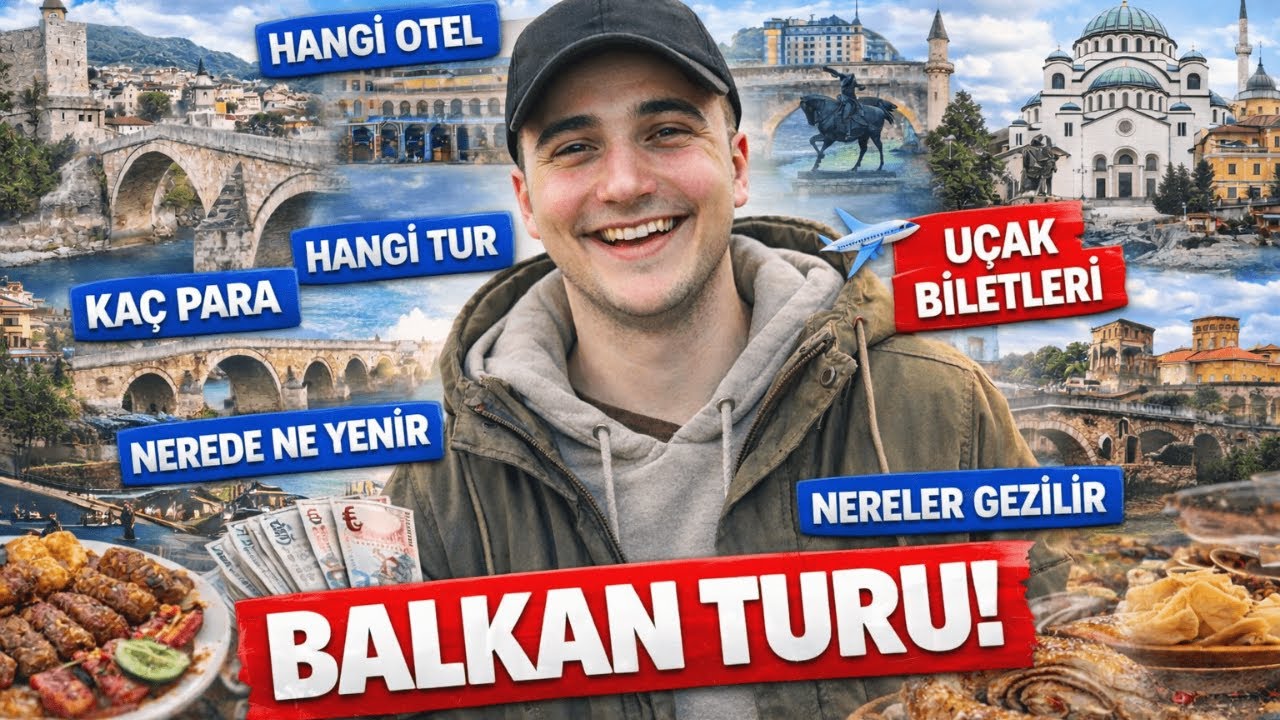 BÜYÜK BALKAN TURU VLOG | Bu videoyu izlemeden balkan turuna çıkma!(hangi tur?, otel, uçak biletleri)