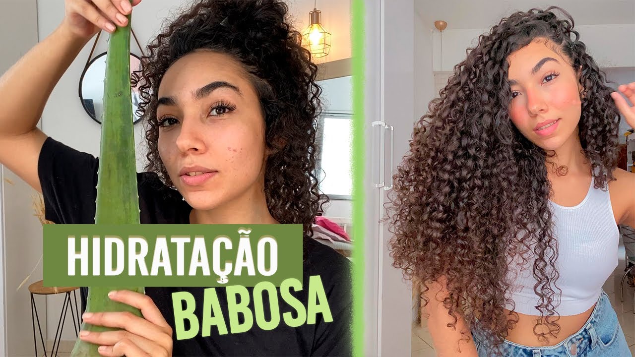 HIDRATAÇÃO DE BABOSA PARA CABELOS CACHEADOS | Raylena Linhares