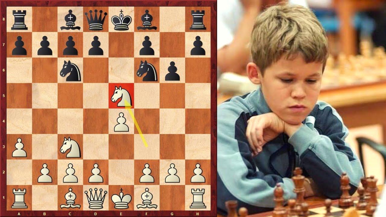Magnus Carlsen SHOCKED his opponent with the Halloween Gambit!