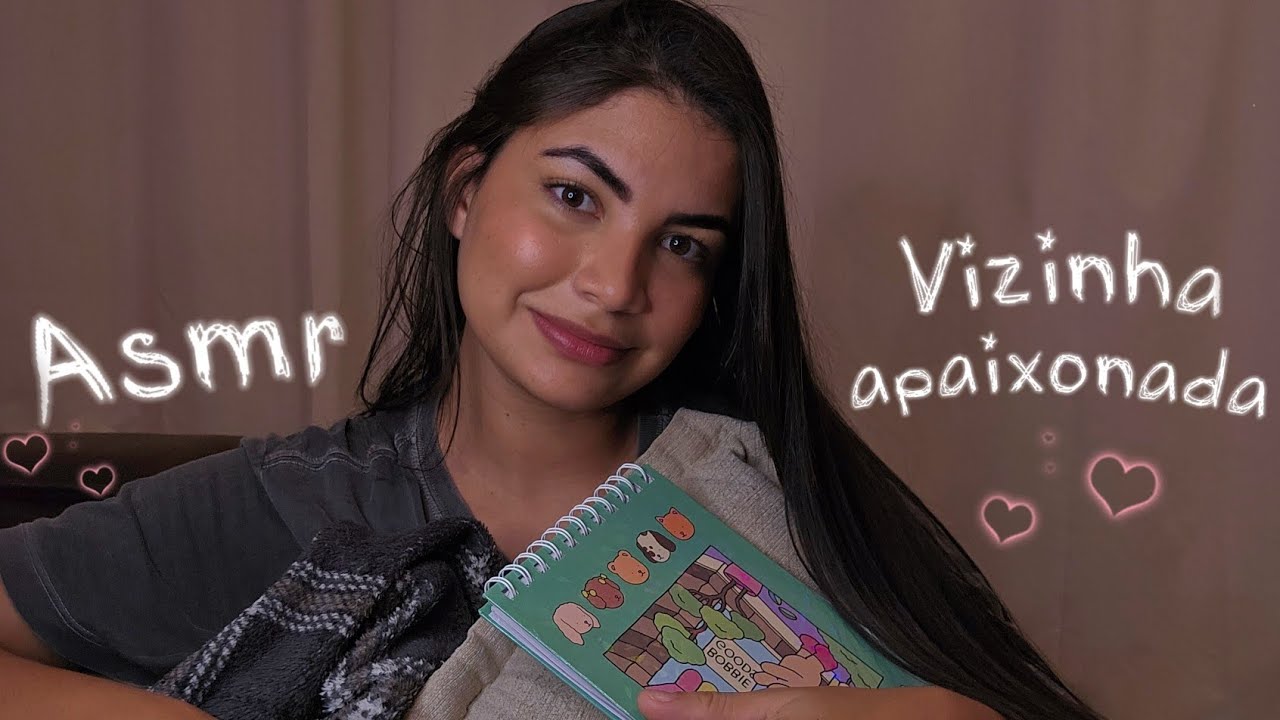 ASMR ROLEPLAY Vizinha apaixonada te faz companhia numa noite chuvosa ☔️💜 