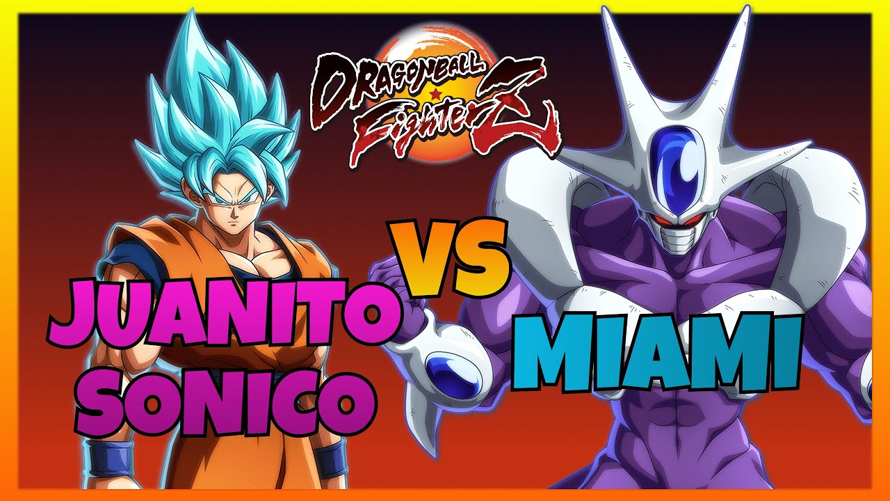 DBFZ - JUANITOSONICO vs MIAMI gameplays (GT Goku, Blue Goku, Trunks vs Kefla, Cooler, Janemba)