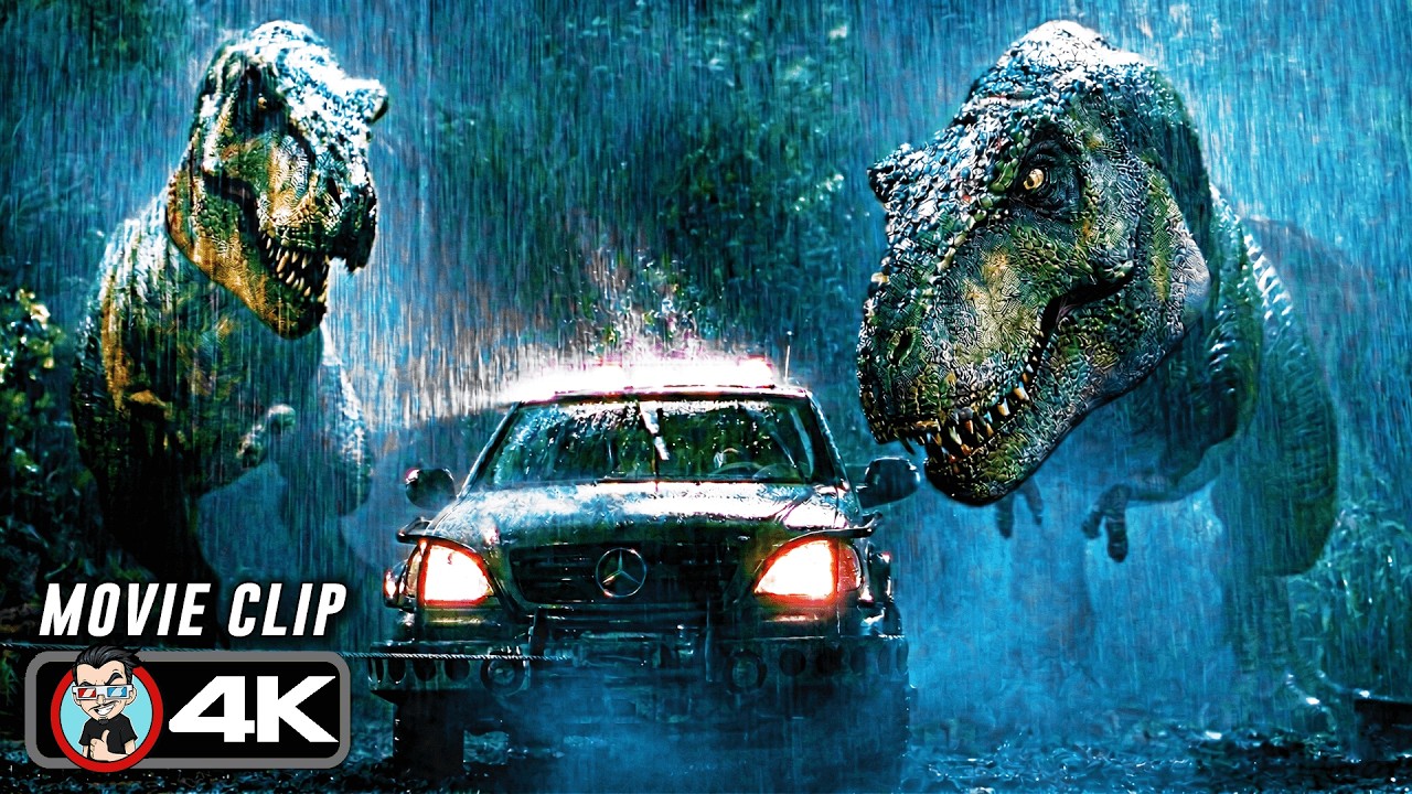 T-Rex Destroys EVERYTHING - Epic Final Battles | CLASSIC JURASSIC PARK Action Scenes 🔥 4K