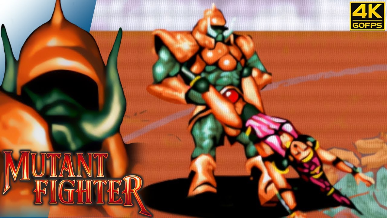 Mutant Fighter - Golem (Arcade / 1991) 4K 60FPS