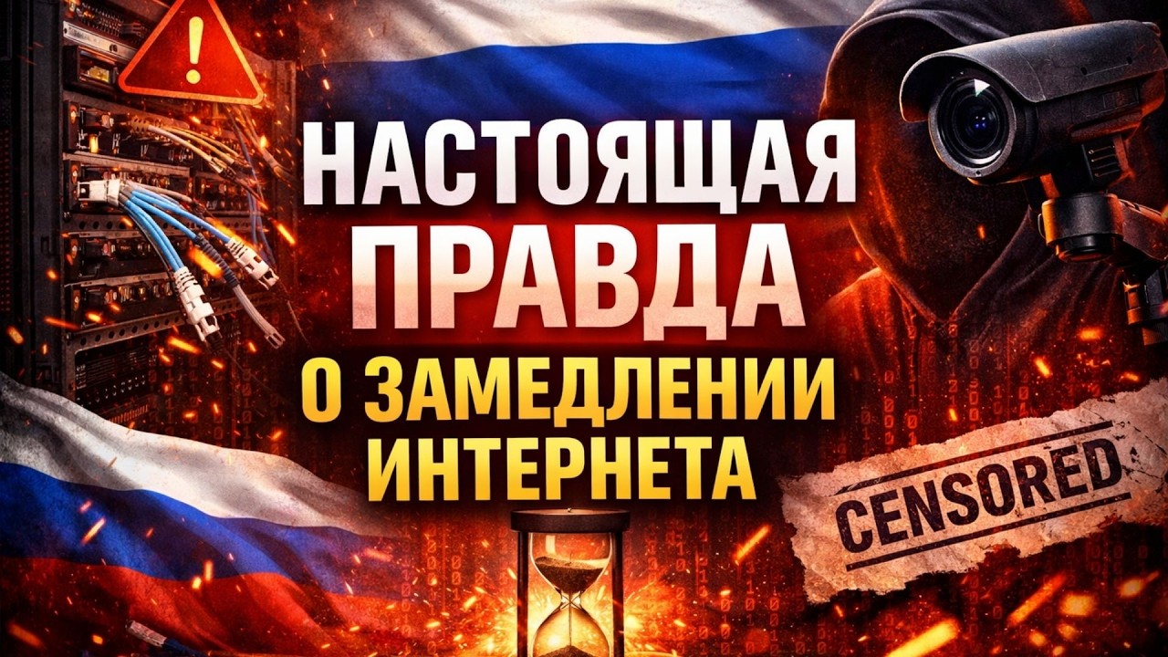 🚨 Это только начало? Почему в России резко замедляют интернет?!