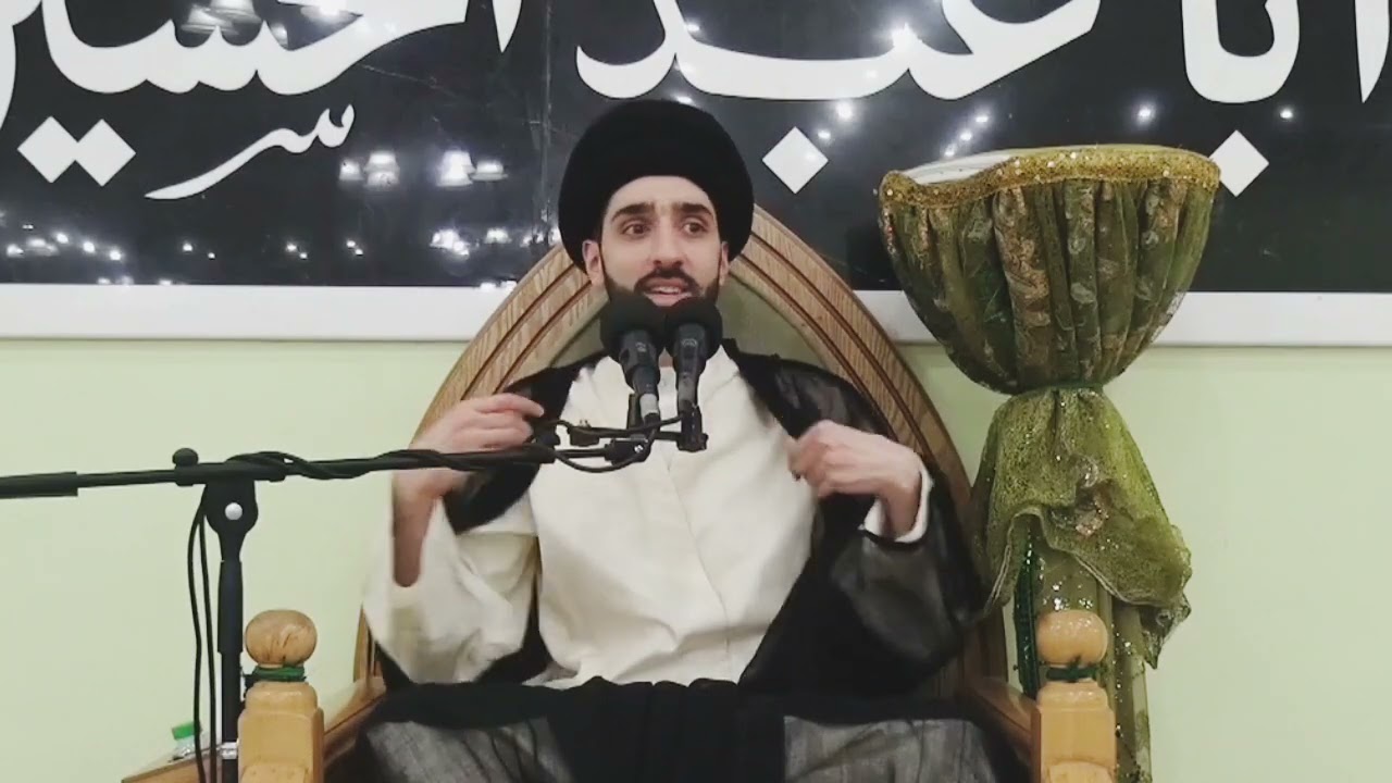 السيد محمد شبر | ليلة ١٨ من شهر رمضان ١٤٤٣ هجري | عجبت لمن فزع من أربع كيف لا يفزع إلى أربع