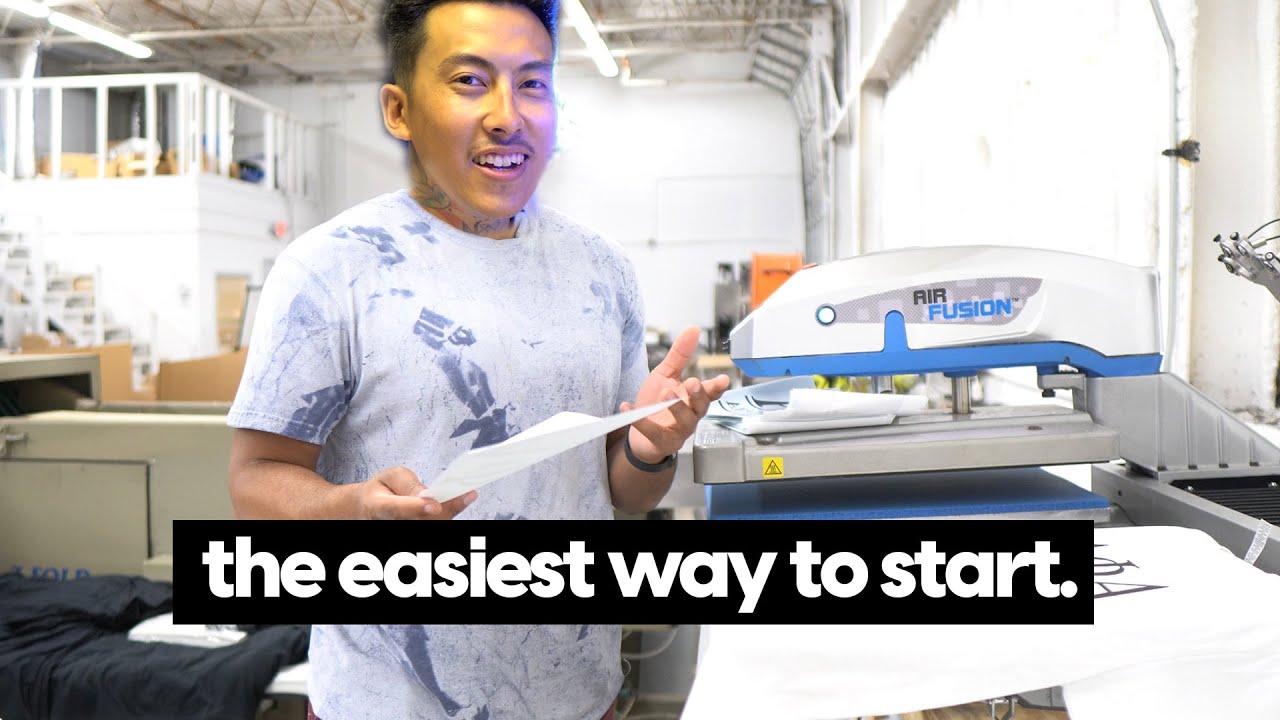 The Easiest Way to Get Into The T-Shirt Printing Business