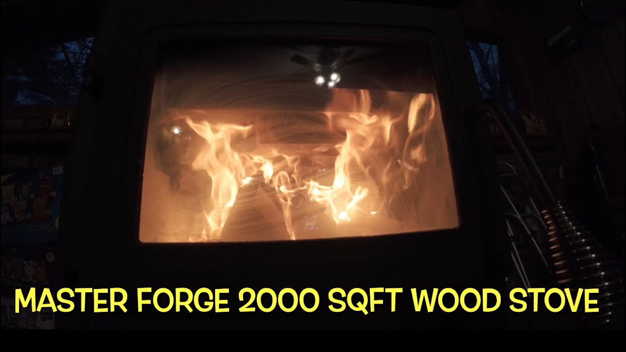 Дровяная печь Master Forge площадью 2000 кв. футов.
