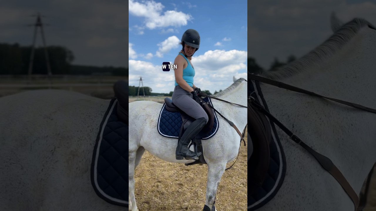 Ćwiczenie na dosiad i nie tylko #konie #equestrian