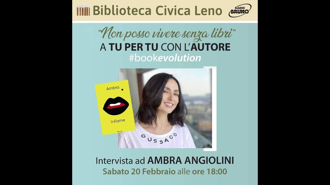 A TU PER TU CON L'AUTORE - Elicia Baresi intervista Ambra Angiolini