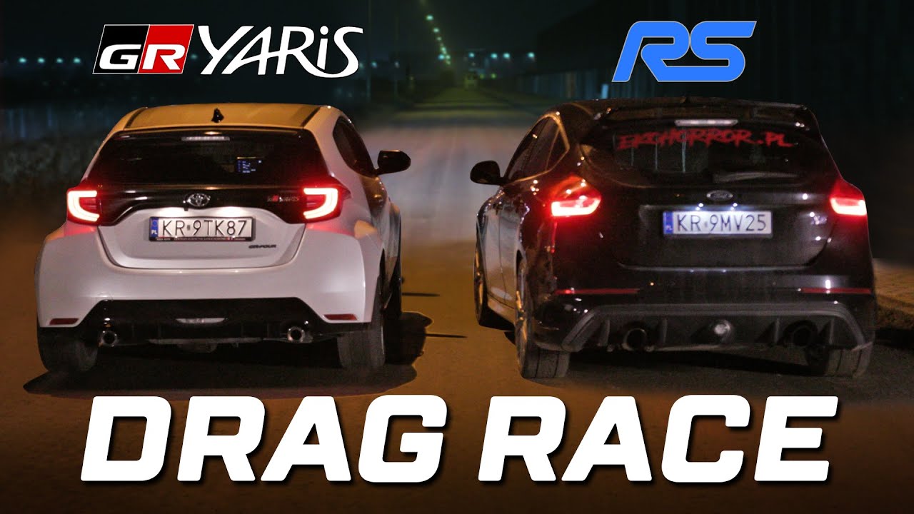 Co szybsze? - Toyota GR Yaris (261KM) vs Ford Focus RS (350KM)