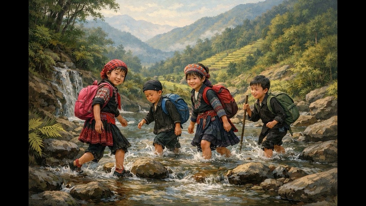 Nắng Ấm Nơi Đại Ngàn | #NangAmNoiDaiNgan #TreEmVungCao #UocMoConChu #AmApVungCao #NhacTruyenCamHung