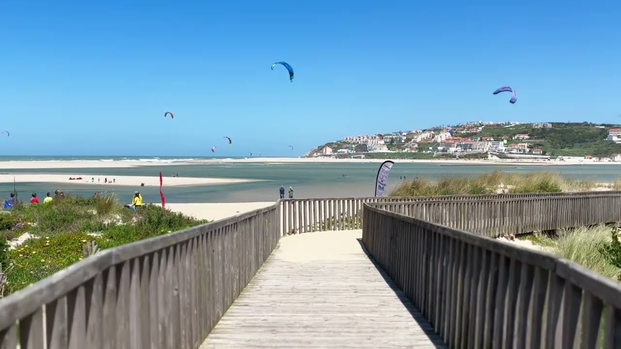 Kitesurf and Wingfoil Obidos lagoon Portugal | Passaro school