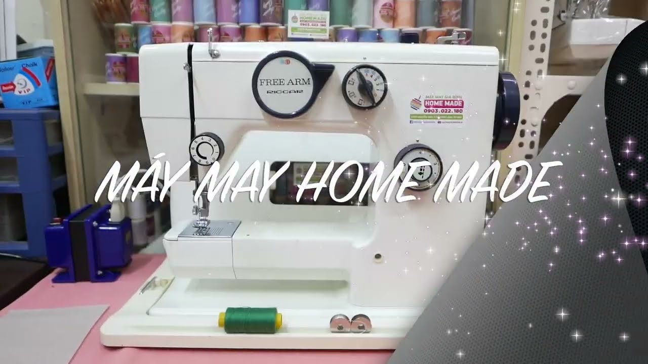 Hướng dẫn sử dụng máy may nội địa Nhật Riccar Free Arm  (090 30 22 180)