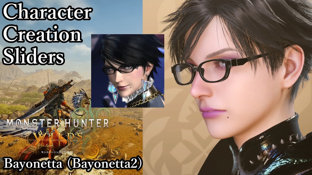 MONSTER HUNTER WILDS Character Creation - Bayonetta (Bayonetta2)