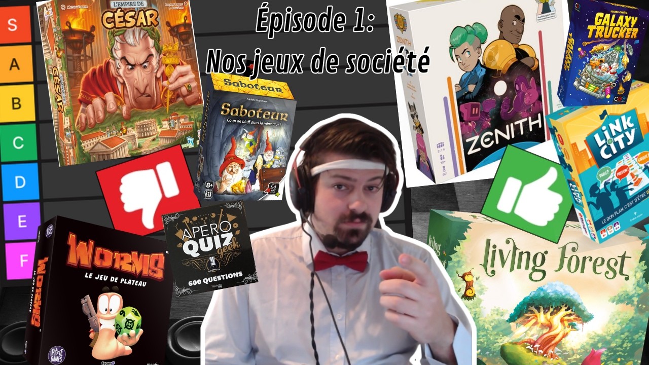 Tiers-Temps, Épisode 1 : On classe tous nos jeux de société (ft Kiki-Sama et Danoiroux)