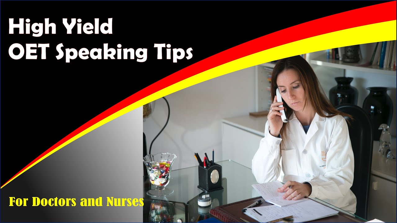 OET Speaking tips | How to get B grade in OET speaking | OET speaking | Dr Che OET speaking tips