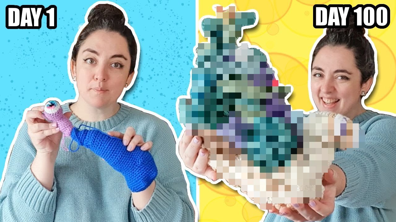 100 PIECE CHALLENGE (with @Skein Spider collab)