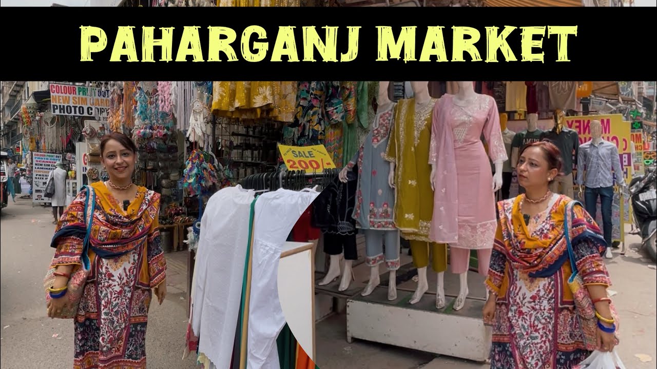 Exploring Paharganj Market Delhi | Clothing | Jewellery | Bags | Footwear