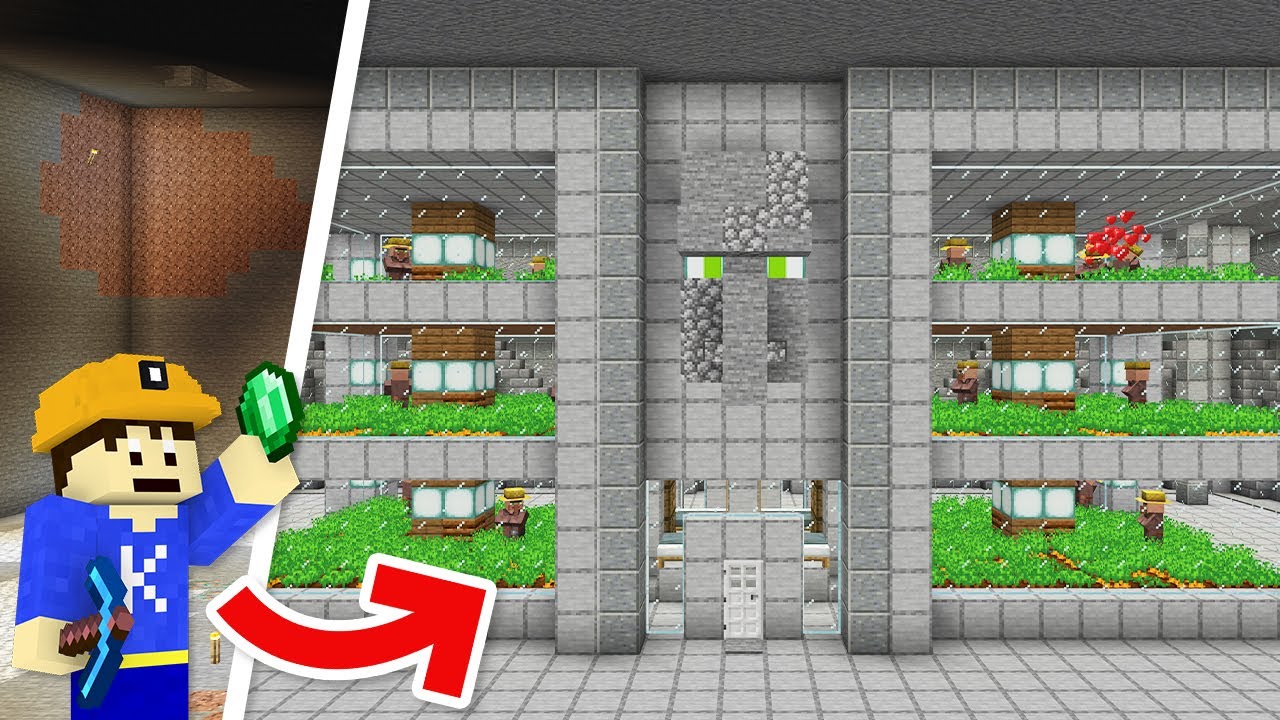 【マイクラ】超効率タワー型！地下に村人無限増殖施設を作ってみた！！⚡️ Part21【洞窟開拓クラフト】