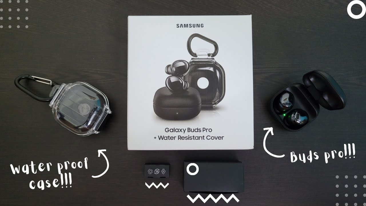 Samsung galaxy buds pro unboxing!!! with special water proof case!! #unboxing