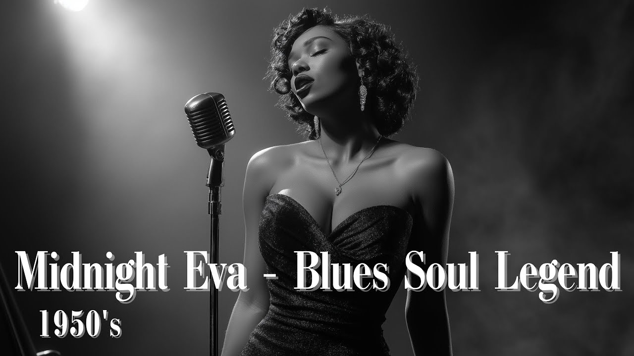 Midnight Eva - Blues Soul Legend (1950 Style) | Greatest Blues Songs of All Time | Smooth & Timeless