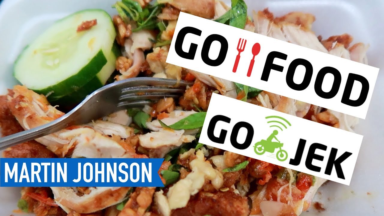 How to Order Lunch with Go-Food from Go-Jek | Indonesian Food