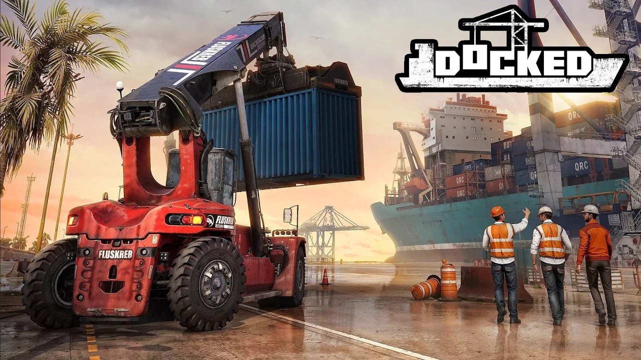 HAFENAUFBAU mit schweren Maschinen I DOCKED First Look