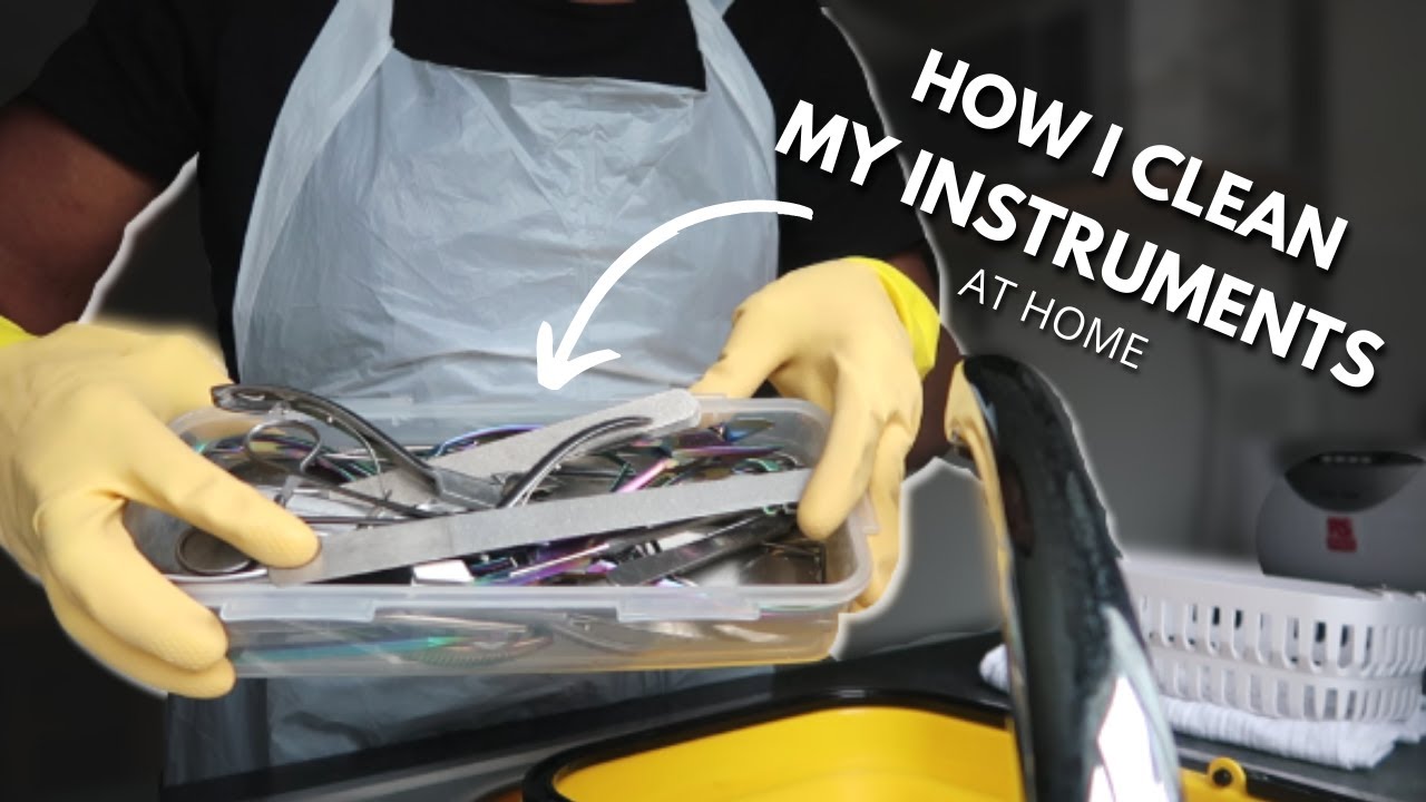 HOW I CLEAN & STERILISE INSTRUMENTS AT HOME | Foot Health Practitioner, Not A Pod.