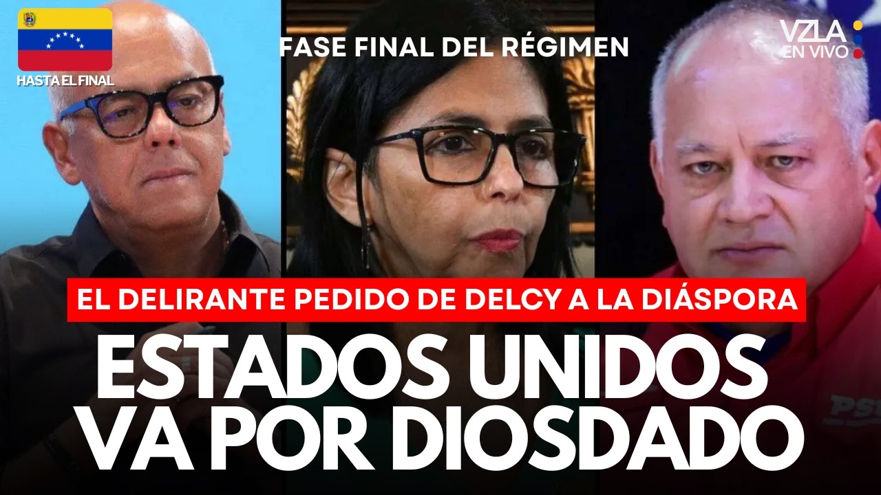 🚨 Diosdado Cabello en fase final y el delirio de Delcy Rodríguez: colapsa el régimen en #Venezuela