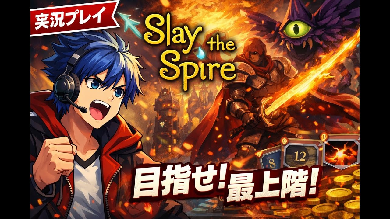 【2026.01.12縦長夜活配信】Slay the Spireが楽しすぎる～！！