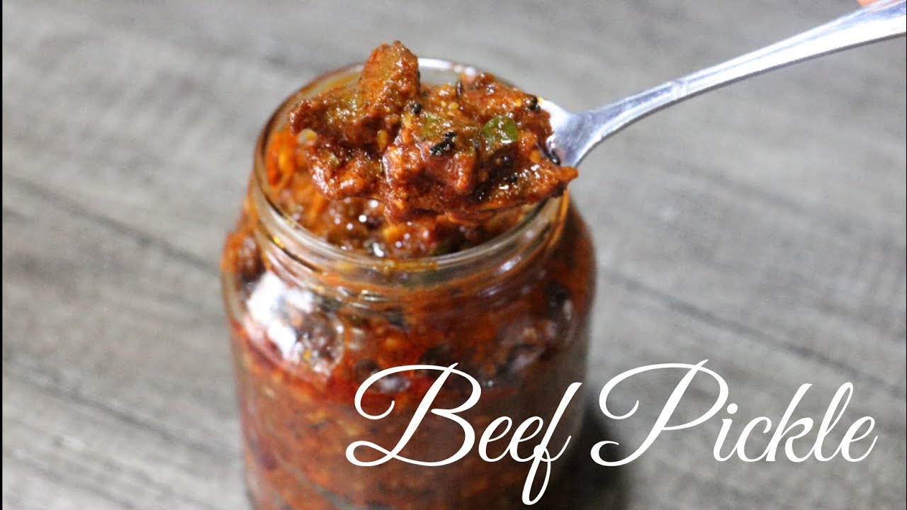 Beef Pickle |Red Meat Pickle | ബീഫ് അച്ചാർ || Benchisha's Galley