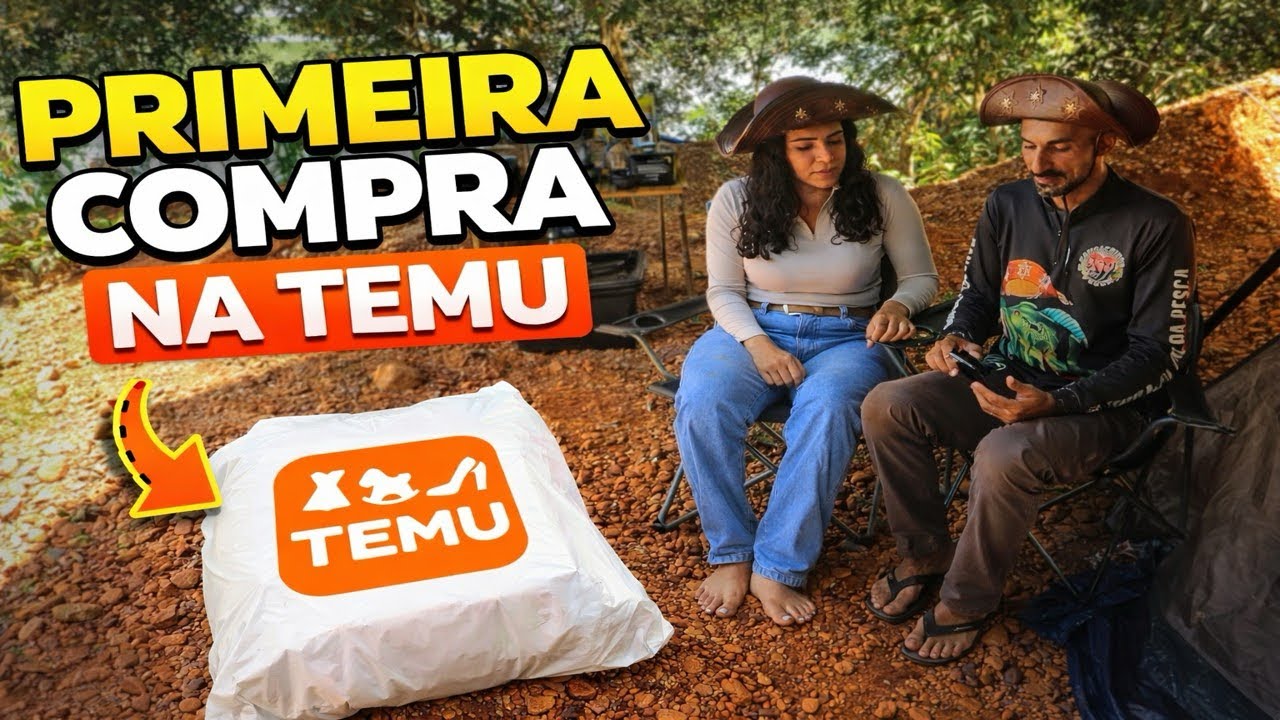 PRIMEIRA compra na TEMU! Produtos de pesca — valeu a pena? 🎣