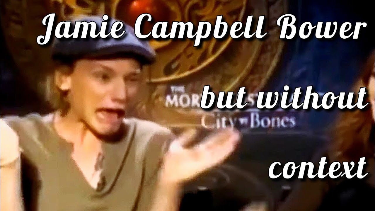 Jamie Campbell Bower but without context