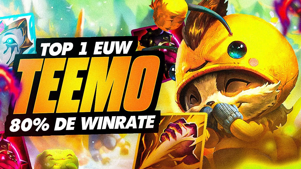 TOP 1 EUW avec TEEMO JUNGLE : CHARLES, L'OTP AUX 80% de WINRATE