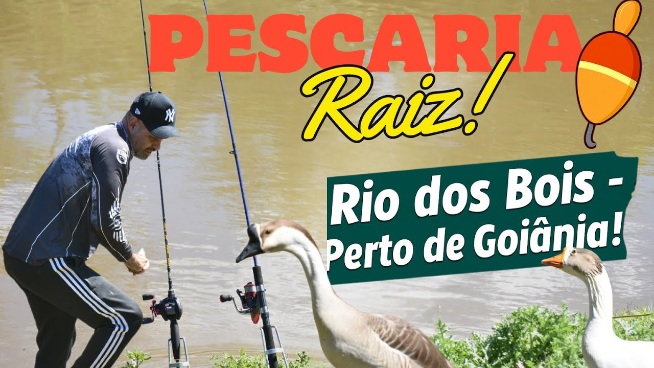 Achamos um Cantinho Perfeito pra Pescar Perto de Goiânia – Rio dos Bois!”