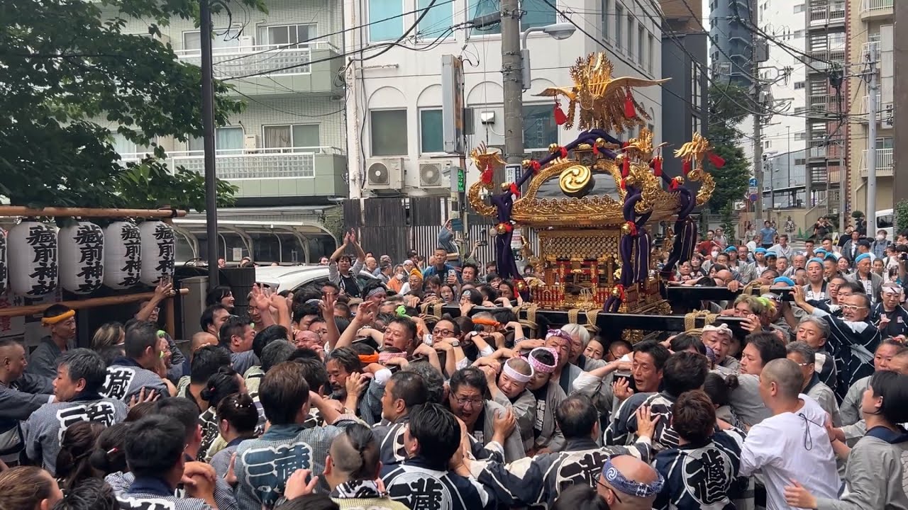 令和7年 蔵前神社例大祭　本社神輿　宮入り道中～宮入り・着輿