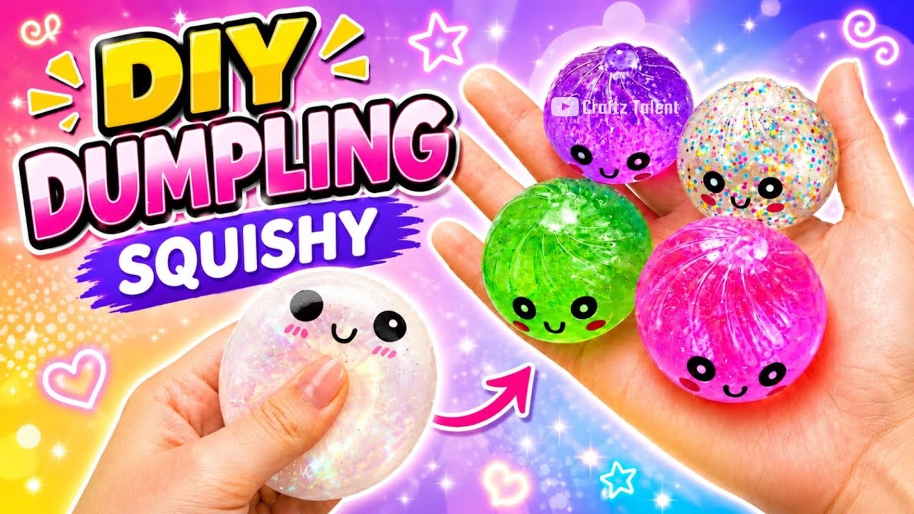 I Tried VIRAL Dumpling Squishy at Home! 😱😳 *DIY Dumpling Squishy Tutorial* Easy Craft Ideas