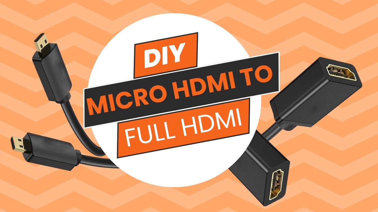 Micro HDMI DIY connector Sony A7, A7ii, A7iii, Lumix