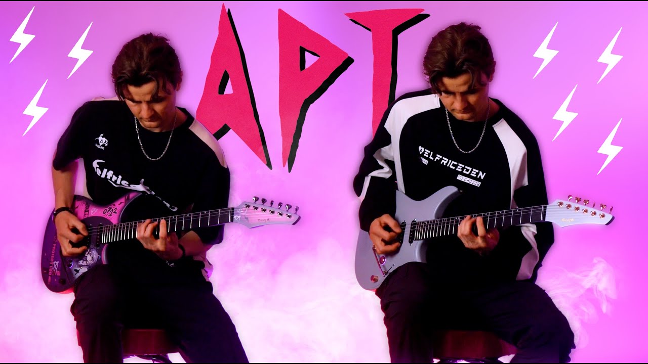APT. - ROSÉ & Bruno Mars - Dual Electric Guitar Cover | Enya Inspire
