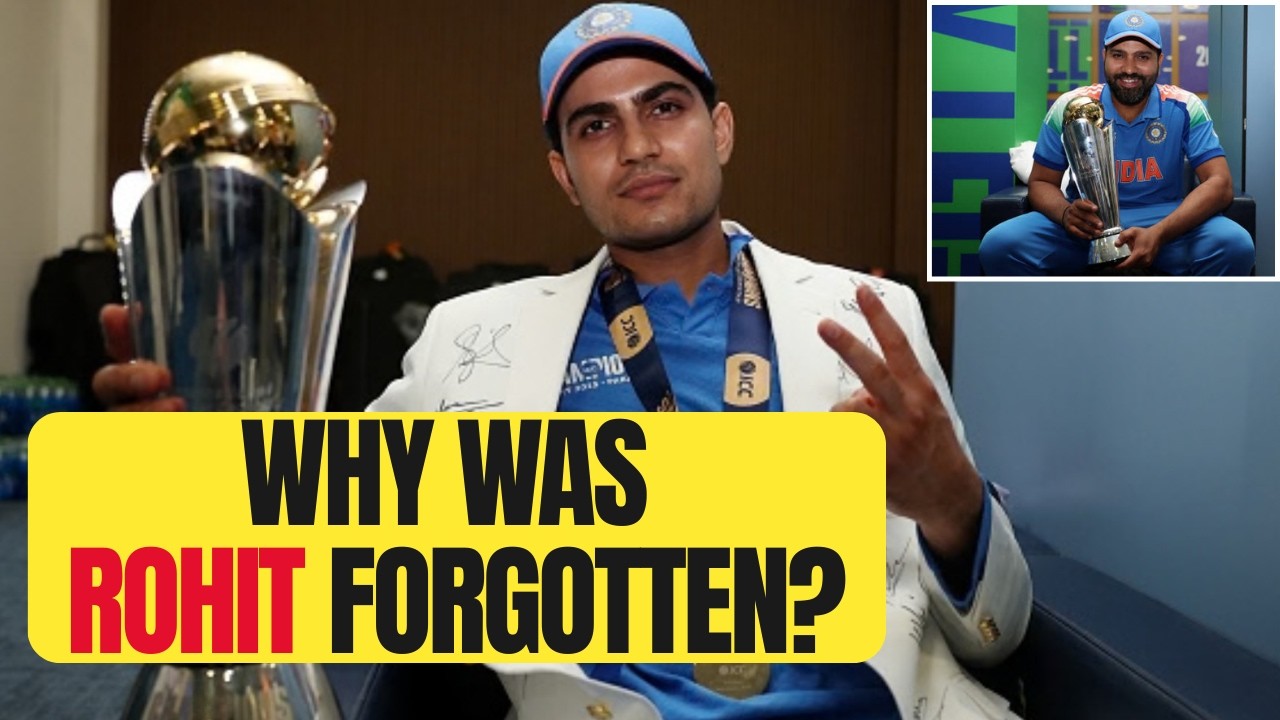Shubman Gill, Champions Trophy winning captain? BCCI's massive gaffe leads to trolling |Sports Today