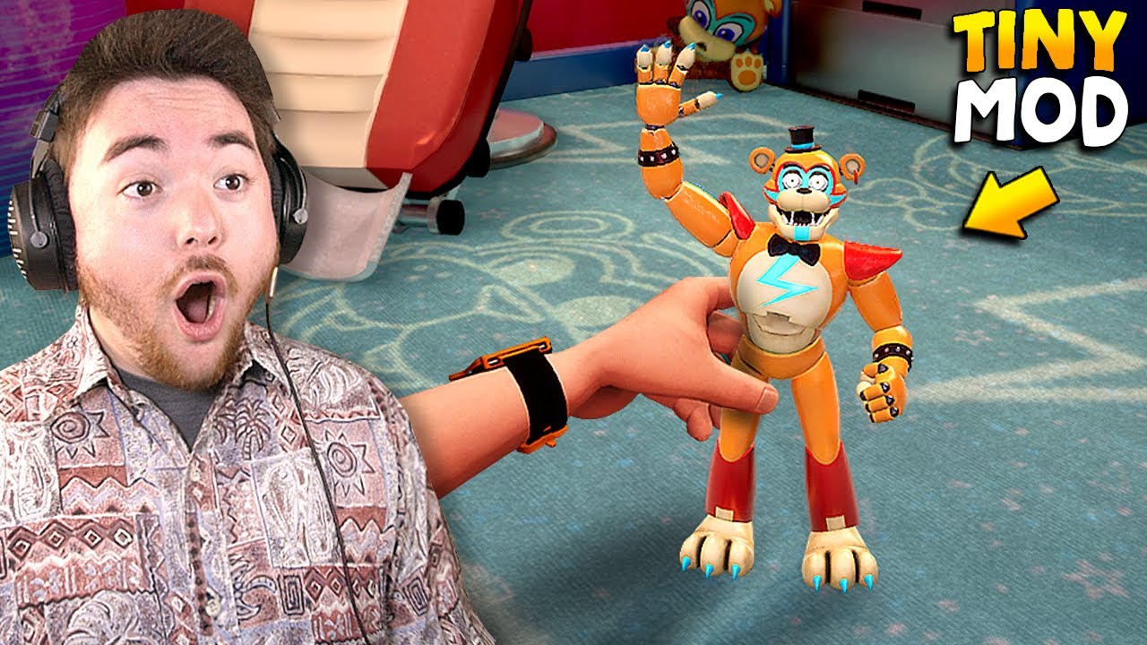 TINY ANIMATRONICS MOD!!! (Insane Hack) | Five Nights at Freddy&rsquo;s: Security Breach Gameplay (Mods)