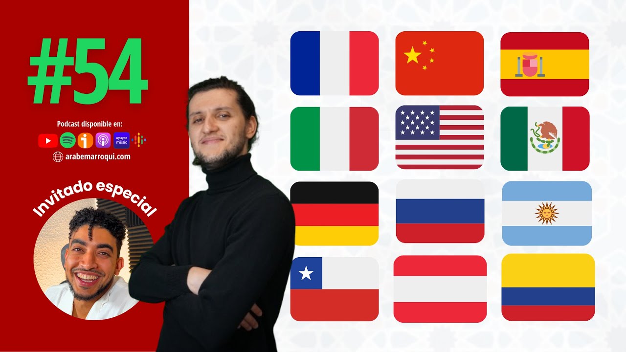 Países en Árabe Marroquí: España, Argentina, México, Chile, Colombia, Estados Unidos... #54