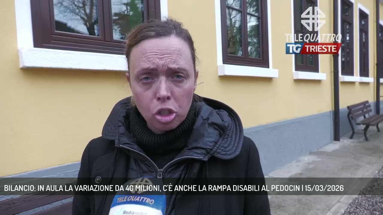 BILANCIO: IN AULA LA VARIAZIONE DA 40 MILIONI, C'È ANCHE LA RAMPA DISABILI AL PEDOCIN | 15/03/2026