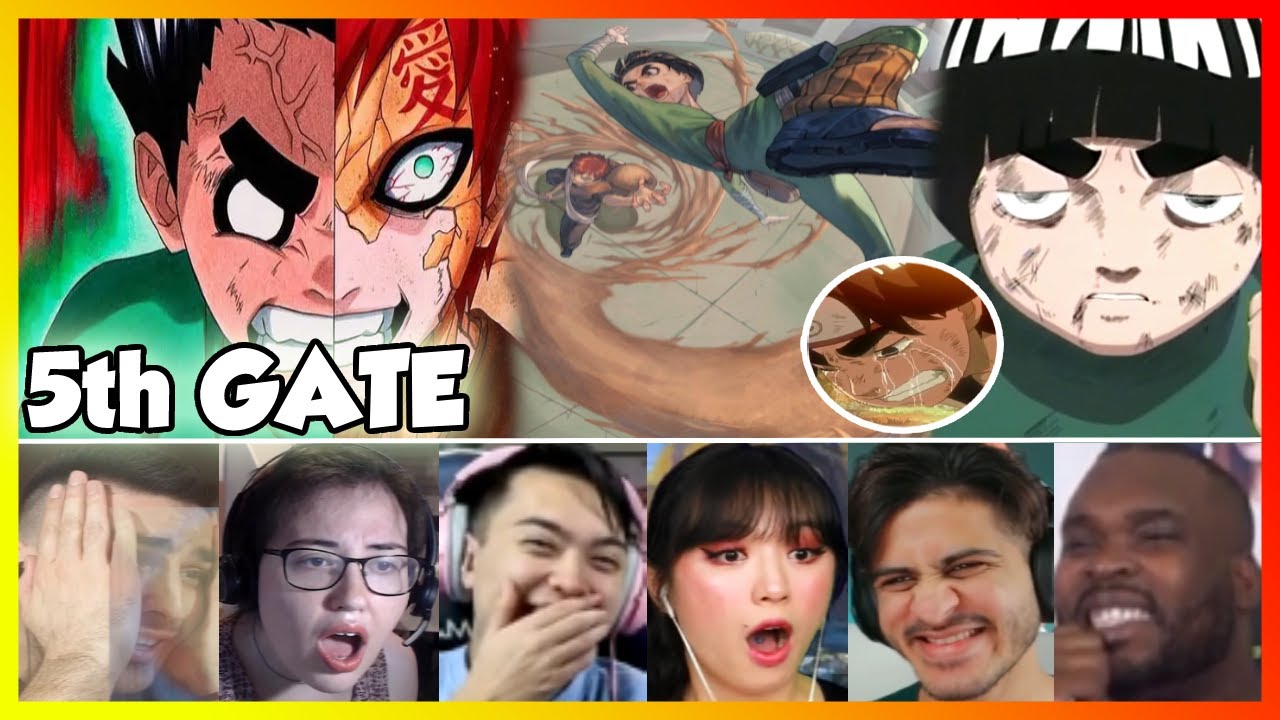💪 Рок Ли против Гаары 🔥 | [Часть 2/2] REACTION MASHUP | JAP 🇯🇵 [ナ ル ト 疾風 伝] [海外 の 反 応]