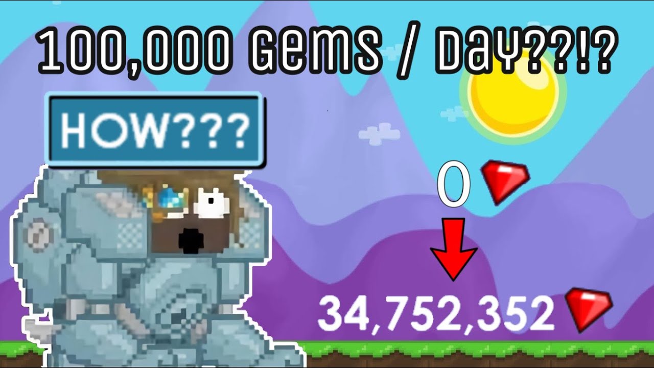 HOW TO GET GEMS EASILY??!? - Growtopia