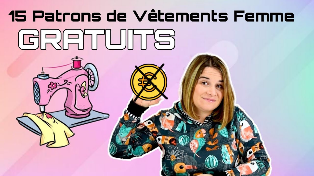 ♀ Nouveaux Patrons de COUTURE GRATUITS ➡️ 15 vêtements pour Femme ♀ / Bon plan couture / By PopO
