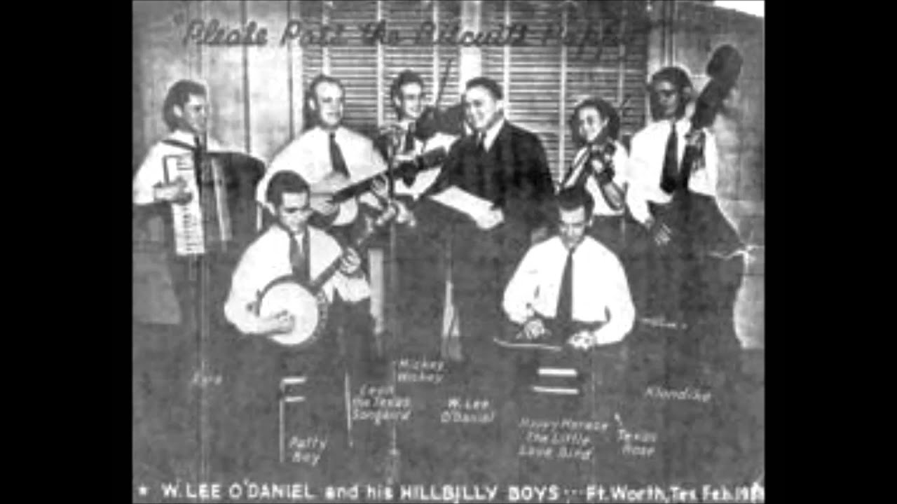 W. Lee O'Daniel and his Hillbilly Boys - I've Got The Blues (1938).